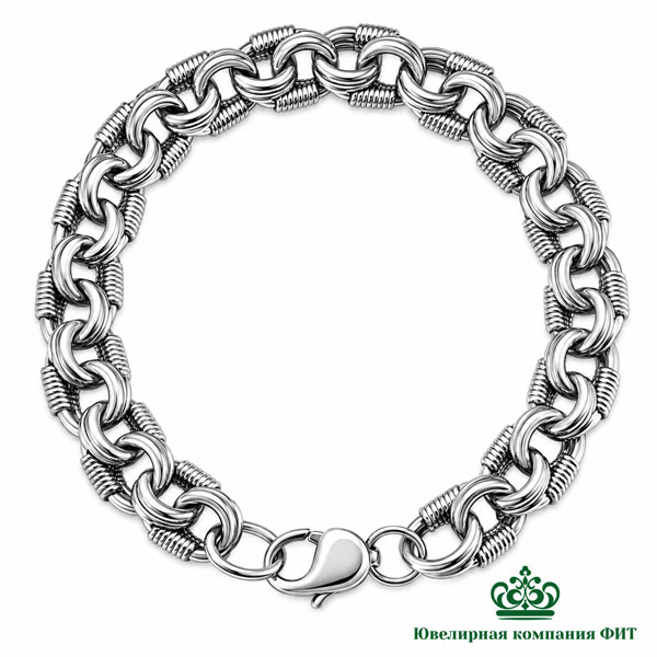 Серебряный браслет Королевская Мантия