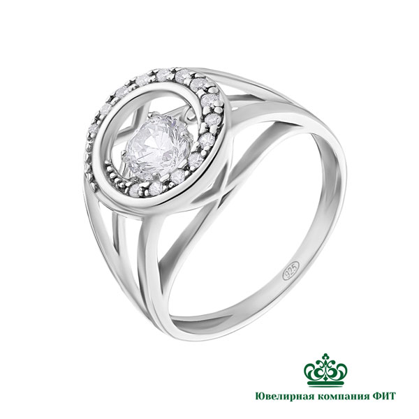 Серебряное кольцо Невесомость
