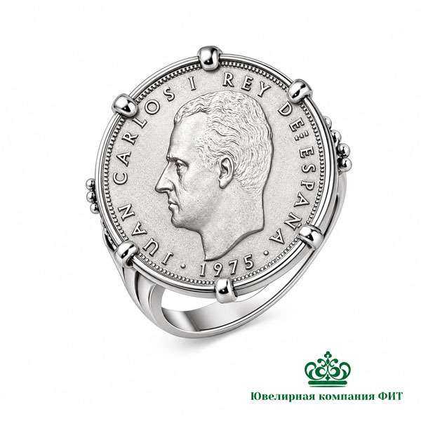 Серебряное кольцо Испанец