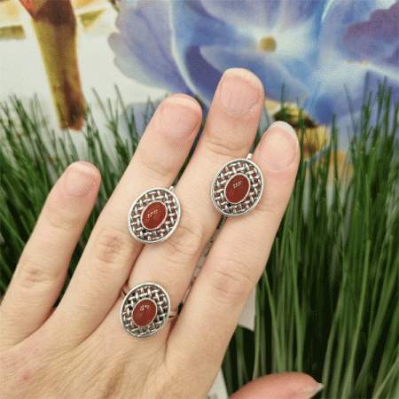 Серебряные серьги Соломка