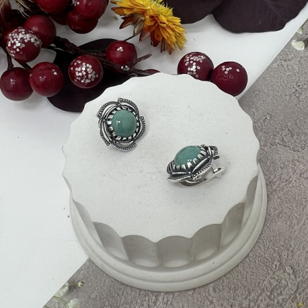 Серебряные серьги Фейерверк 