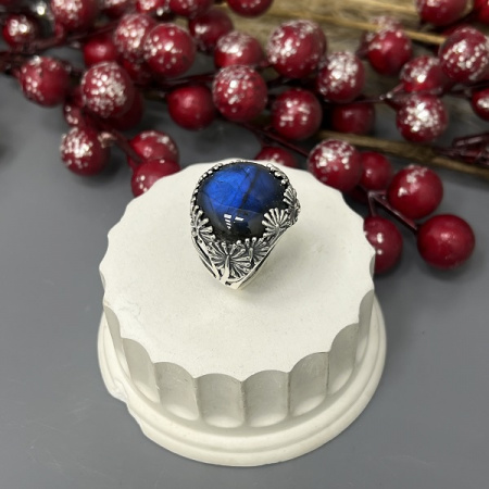 Серебряное кольцо Одуванчик