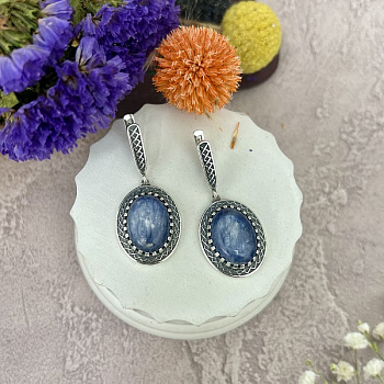 Серебряные серьги Мелодия