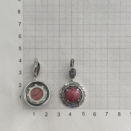 Серебряные серьги Торжество