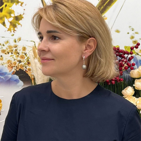 Серебряные серьги Пасхальный Шар