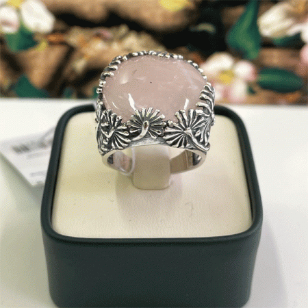 Серебряное кольцо Одуванчик