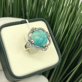 Серебряное кольцо Барокко