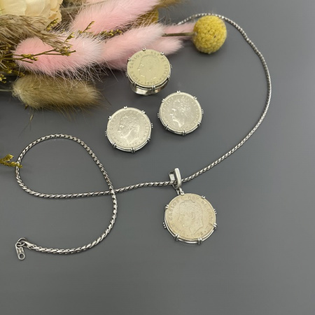 Серебряные серьги Испанец
