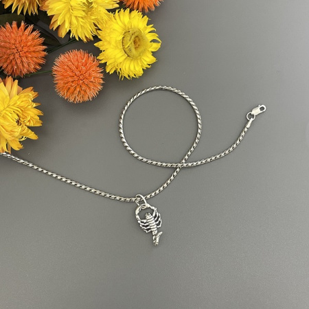 Серебряный кулон Скорпион