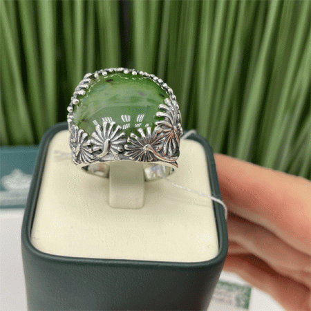Серебряное кольцо Одуванчик