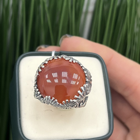 Серебряное кольцо Одуванчик