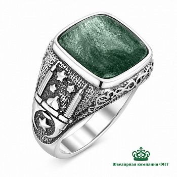 Серебряная печатка Мечеть 