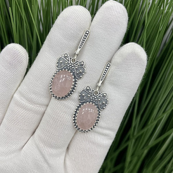 Серебряные серьги Бабочки