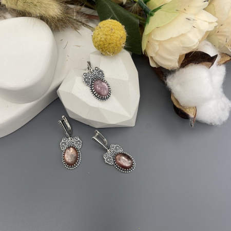 Серебряные серьги Бабочки