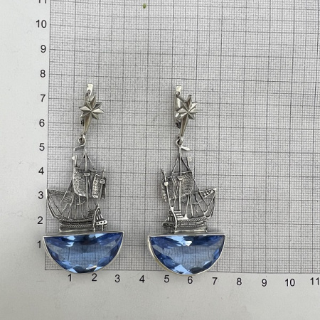Серьги Бригантина