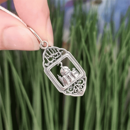 Серебряная мусульманская подвеска