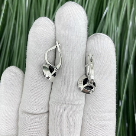 Серебряные серьги Соло