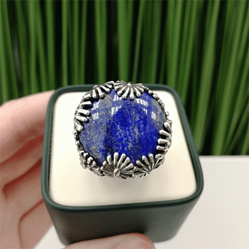Серебряное кольцо Одуванчик