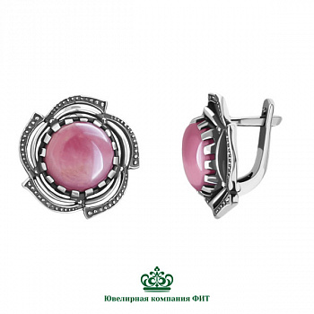 Серебряные серьги Фейерверк