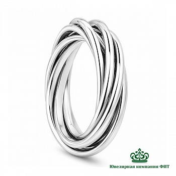 Серебряное кольцо Картье