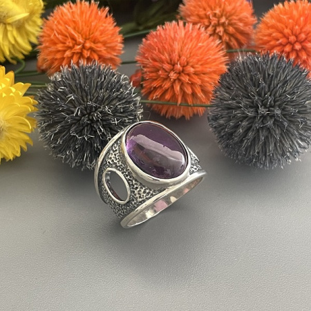 Серебряное кольцо Капелька