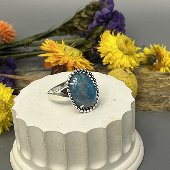 Серебряное кольцо Корзинка