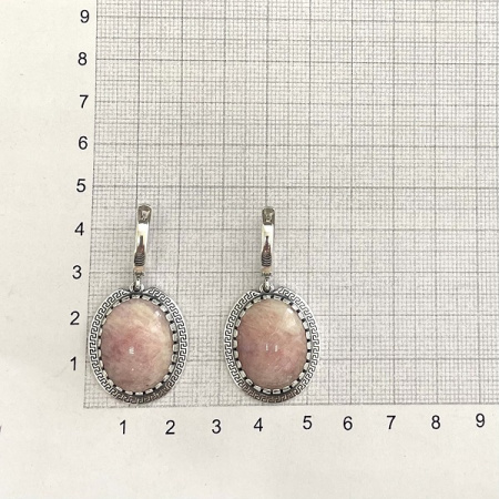 Серебряные серьги Афина 