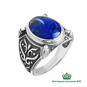 Серебряный перстень лазурит 
