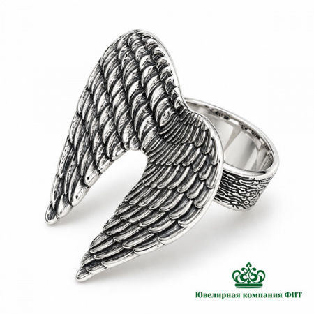 Кольцо Крылья Ангела мельхиор