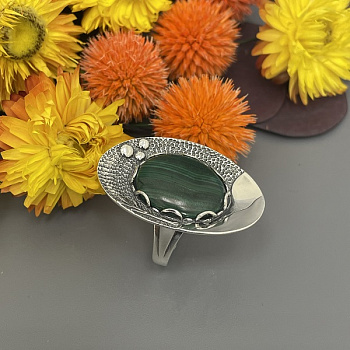 Серебряное кольцо Лагуна  