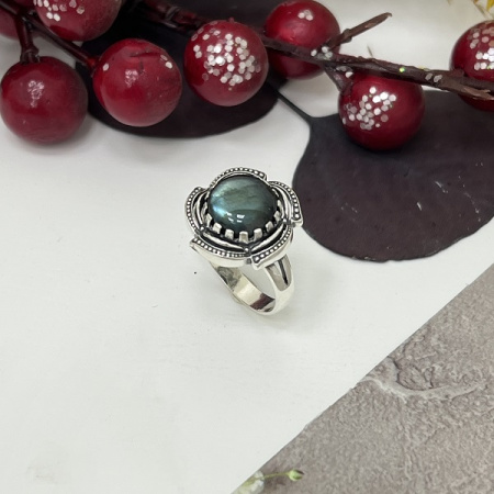 Серебряное кольцо Фейерверк