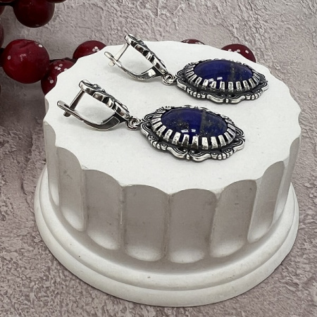 Серебряные серьги Забава 