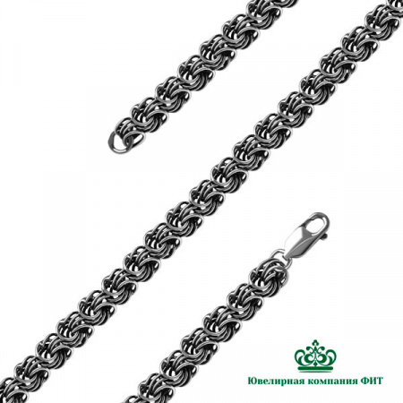 Серебряная цепь Роза облегченная