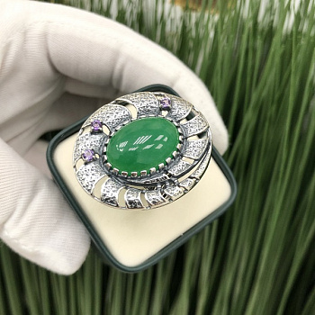 Серебряное кольцо Галактика  