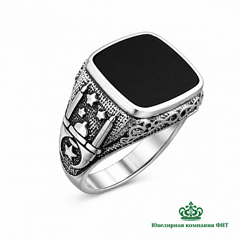 Серебряная печатка Мечеть  