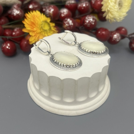 Серебряные серьги Афина 