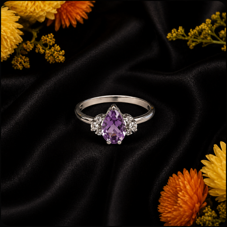 Серебряное кольцо Изящность