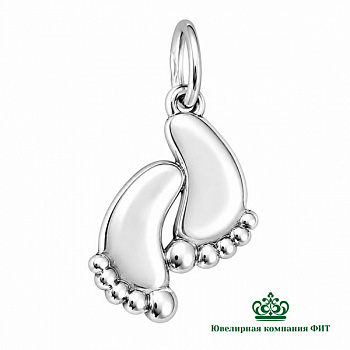 Серебряный кулон Пяточки