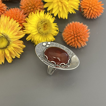 Серебряное кольцо Лагуна
