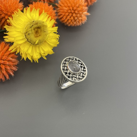 Серебряное кольцо Соломка 