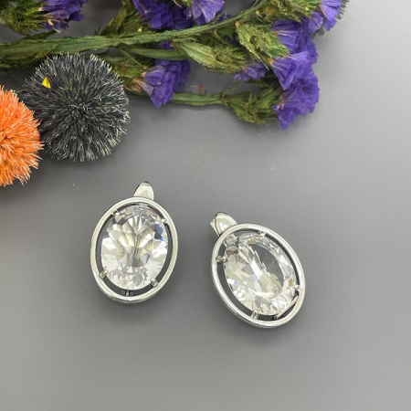 Серебряные серьги Круиз