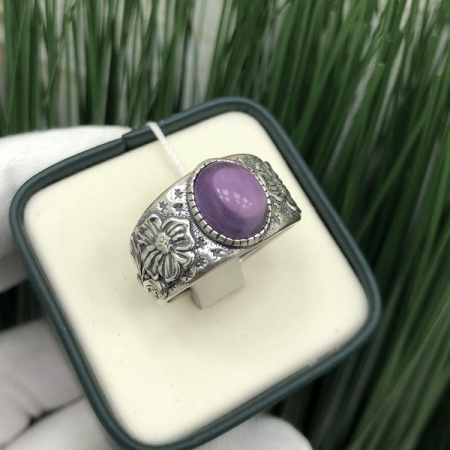 Серебряное кольцо Цветок