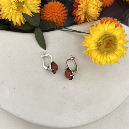 Серебряные серьги Соло