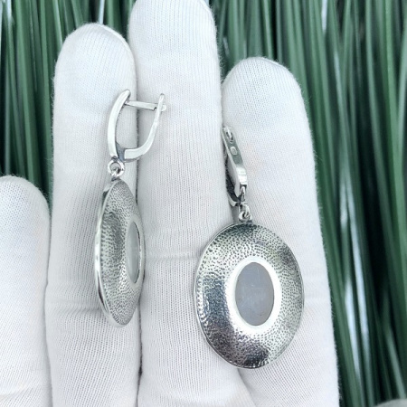 Серебряные серьги София  
