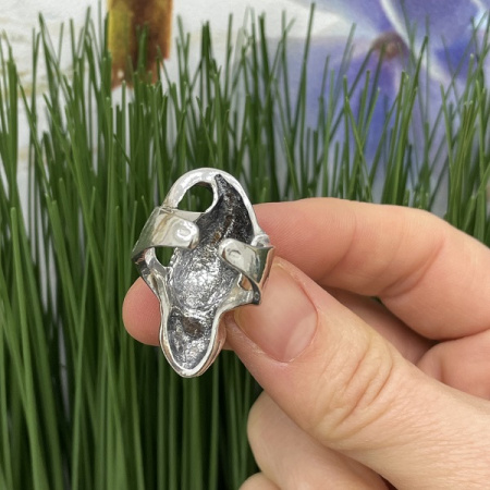 Серебряное кольцо Хамелеон