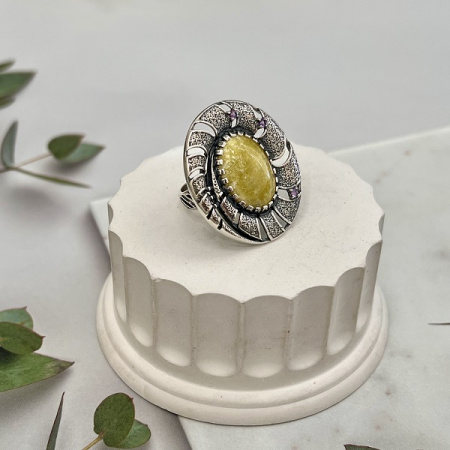 Серебряное кольцо Галактика  