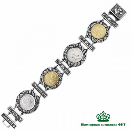 Серебряный браслет Испания