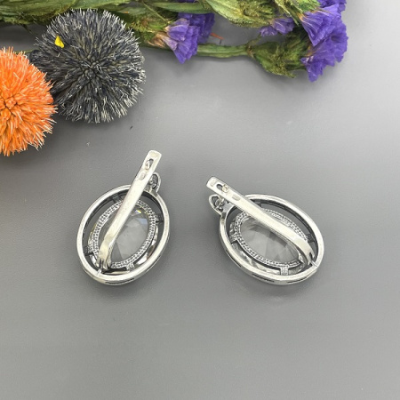 Серебряные серьги Круиз