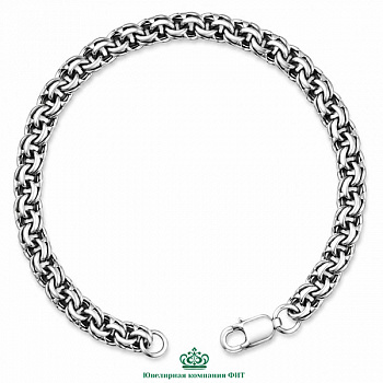 Серебряный браслет Бисмарк 50