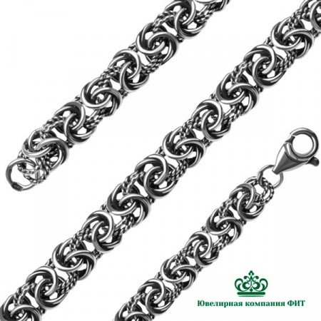 Серебряная цепь Плоский Кардинал